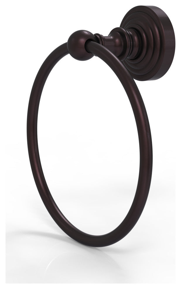 Waverly Place Towel Ring, Antique Bronze