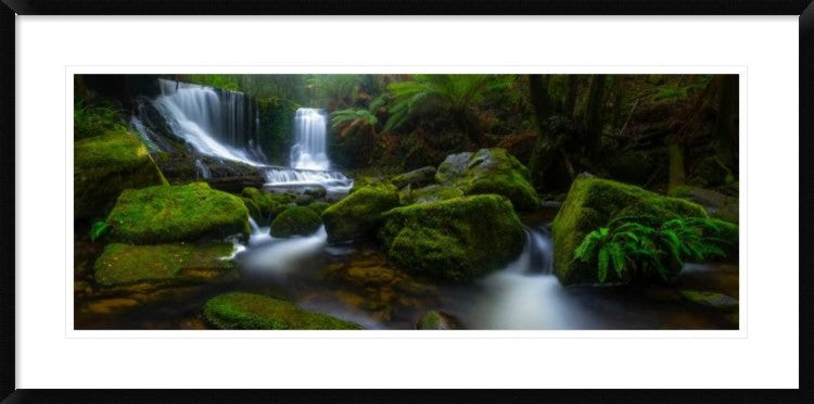 "Hello Horseshoe" Framed Digital Print by Jason L. Stephens, 44x22"