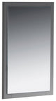 Oxford Mirror, Gray, 20"
