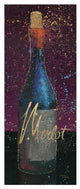 "Wine Splash Dark IV" Digital Paper Print by Wellington Studio, 14"x32"