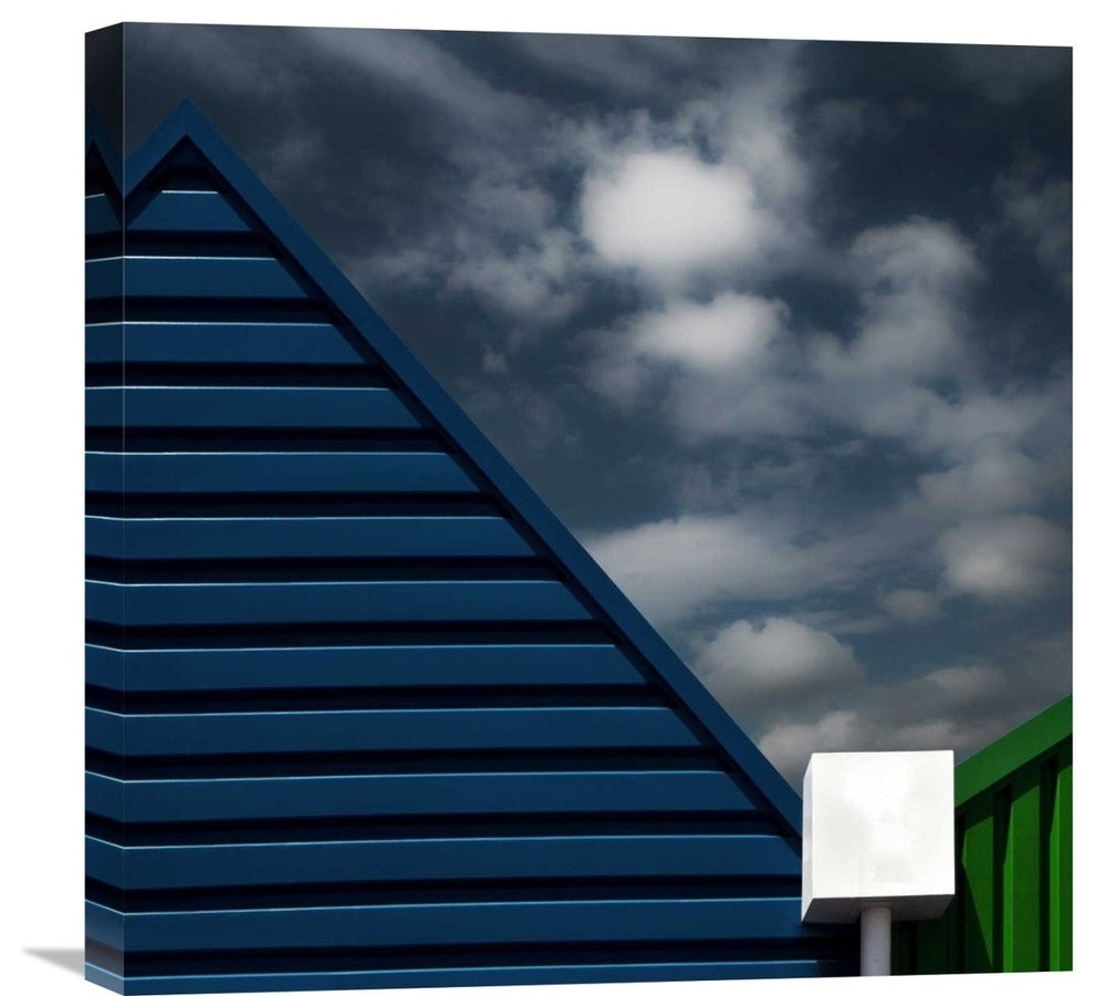 "Water Collector" Stretched Canvas Giclee by Gilbert Claes, 22"x22"