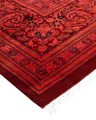 Overdyed, One-of-a-Kind Hand-Knotted Area Rug Pink, 11'10"x18'4"