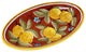 Italian Ceramic Positano Red - Oval Serving Platter - Fratelli Mari