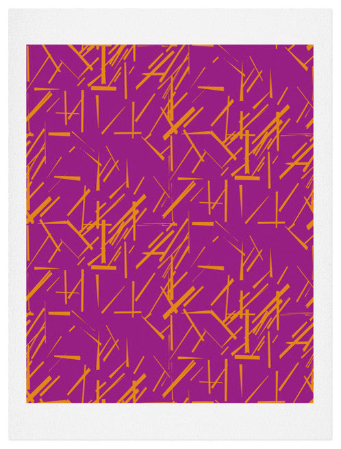 Deny Designs Karen Harris Konstructivist Magenta Art Print