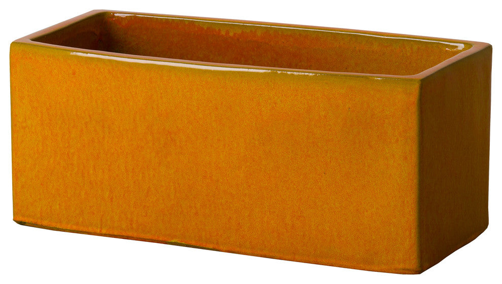Window Box Planter, Orange