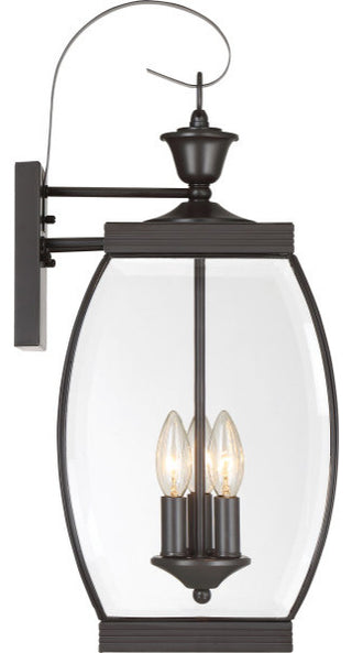 Oasis 3-Light Outdoor Lantern, Medici Bronze