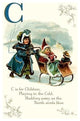 C is for Children- Gallery Wrapped Canvas Art 28" x 42"