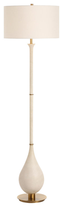 Uttermost Santino Crackled Ivory Table Lamp