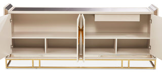 Full product on white background; interior view with doors open (alternate_white_full).