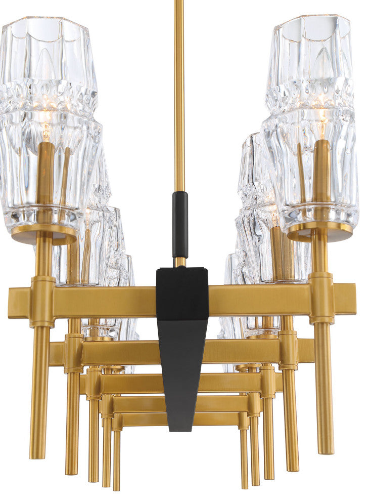 3 Light Midcentury Chandelier