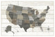 "Barnboard Map Neutral no Words" Digital Paper Print by Sue Schlabach, 38"x26"