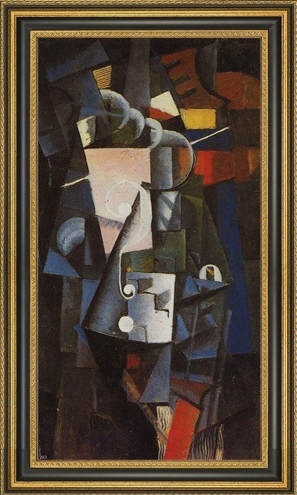 Kazimir Malevich Vanity Box - 15" x 30" Framed Premium Canvas Print