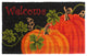 RugSmith Orange Machine Tufted Welcome Pumpkin Doormat, 18" x 30"