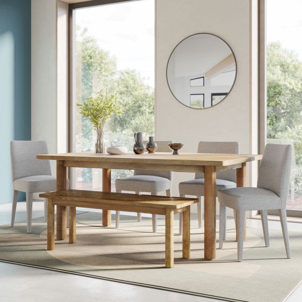 Modern Contemporary Upholstered Vintage Dining Chair, Set of 2