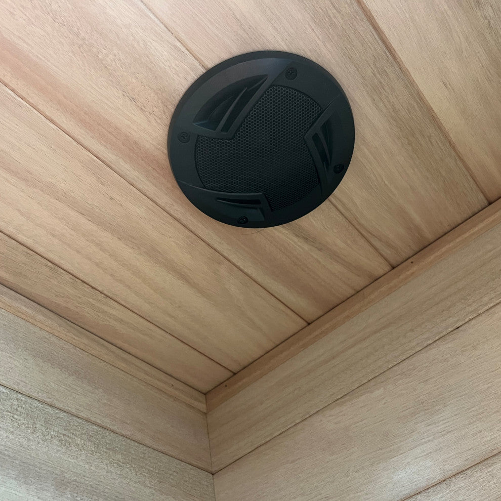 Extendable Indoor FAR Infrared Heating Sauna Bluetooth, Wood, 1-Person