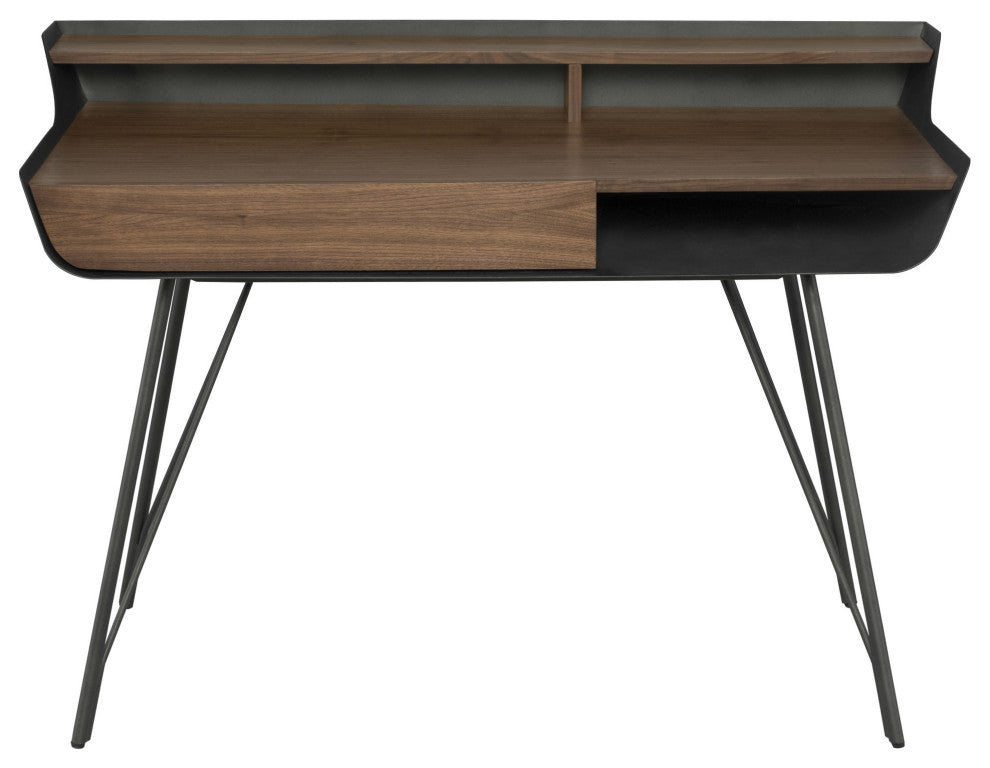 Noori Walnut Wood Desk