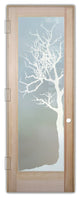 Interior Prehung Door or Interior Slab Door - Winter Tree - Douglas Fir...