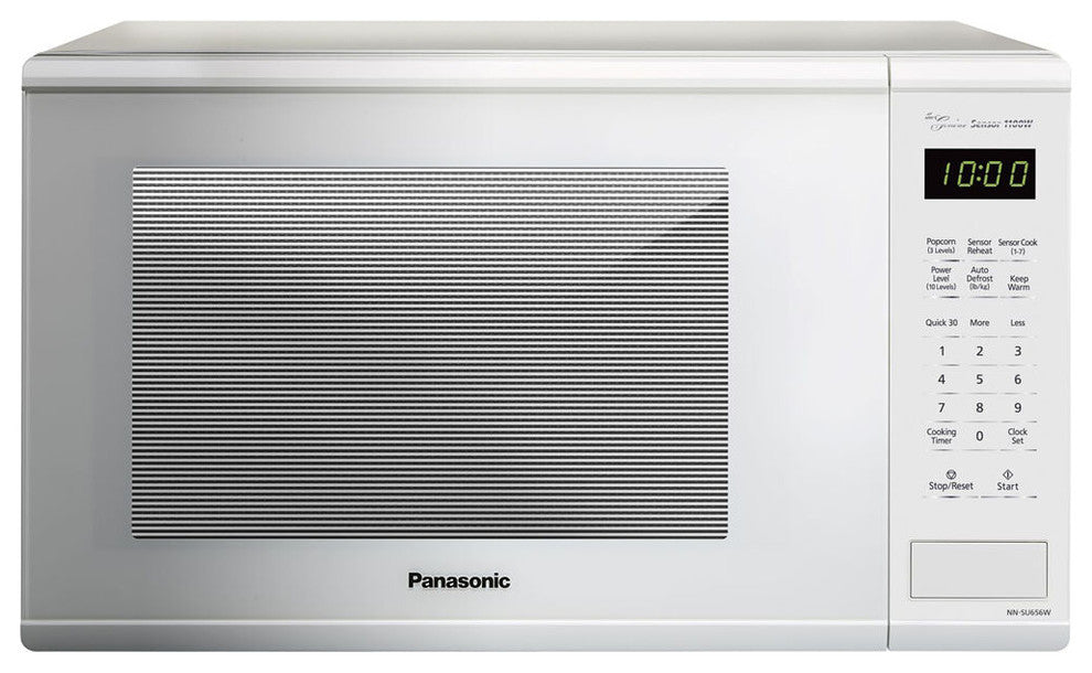 1.3 Cu. Ft. 1100W Genius Sensor Countertop Microwave Oven , White