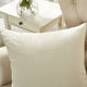 Milliken Plush Pillow Shell 2 Piece Set, Angora, 20" X 20"