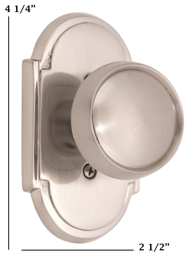 Palladian Plate Passage Set - 2-3/8"