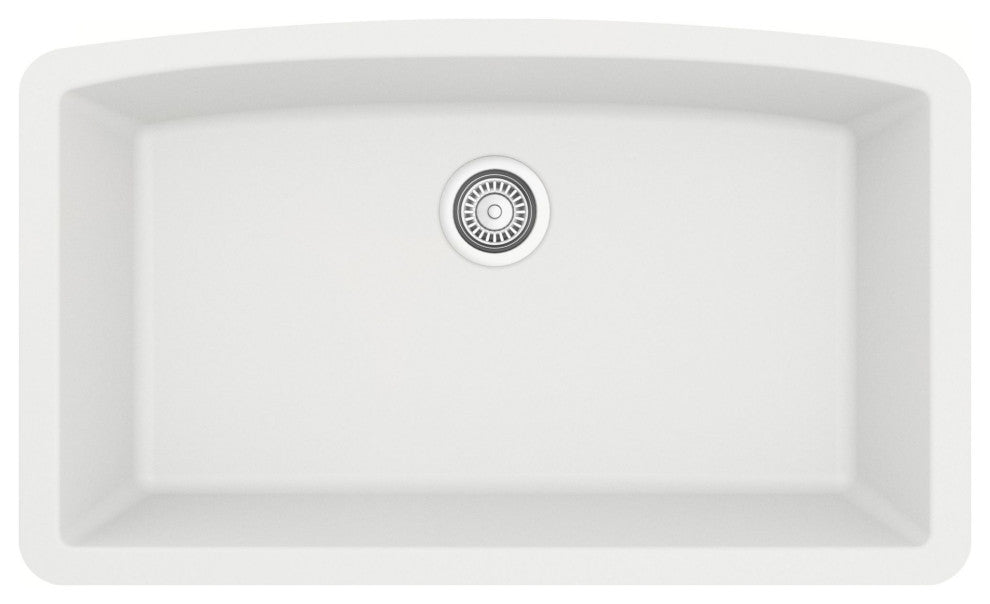 Karran USA QU-712 Quartz QU 32" Undermount Single Basin Quartz - Grey