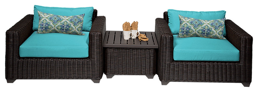 Venice 3 Piece Outdoor Wicker Patio Furniture Set 03a
