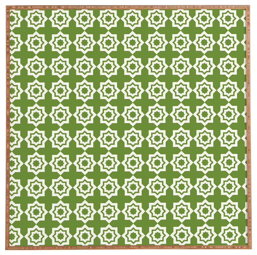Deny Designs Khristian A Howell Moroccan Mirage Green Framed Wall Art