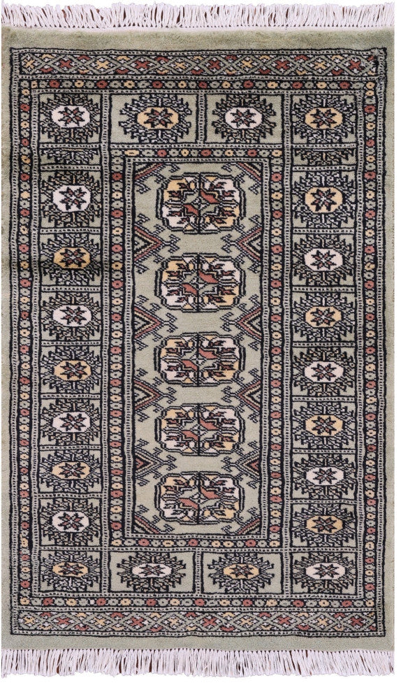 Handmade Silky Bokhara Wool Rug 2' 0" X 3' 0" - Q13867