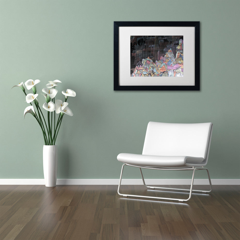 Lauren Moss 'Galdhopiggen' Art, Black Frame, White Matte, 14"x11"