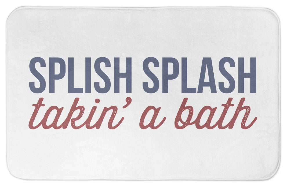 Splish Splash Takin' A Bath 34x21 Bath Mat