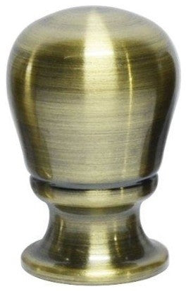 Urbanest Torrent Lamp Finial, 1 13/16", Antique Brass