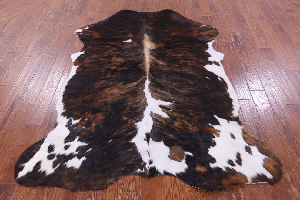 Organic Natural Hair-On Cowhide Area Rug 7' 4" X 5' 9" C1500