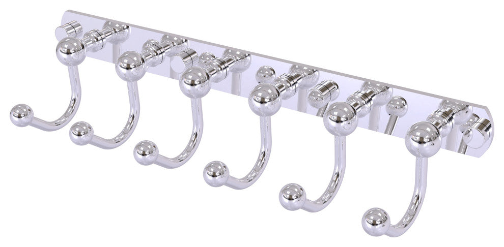 Prestige Skyline 6 Position Tie and Belt Rack, Polished Chrome