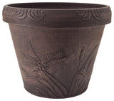 Dragonfly Pot, Chocolate