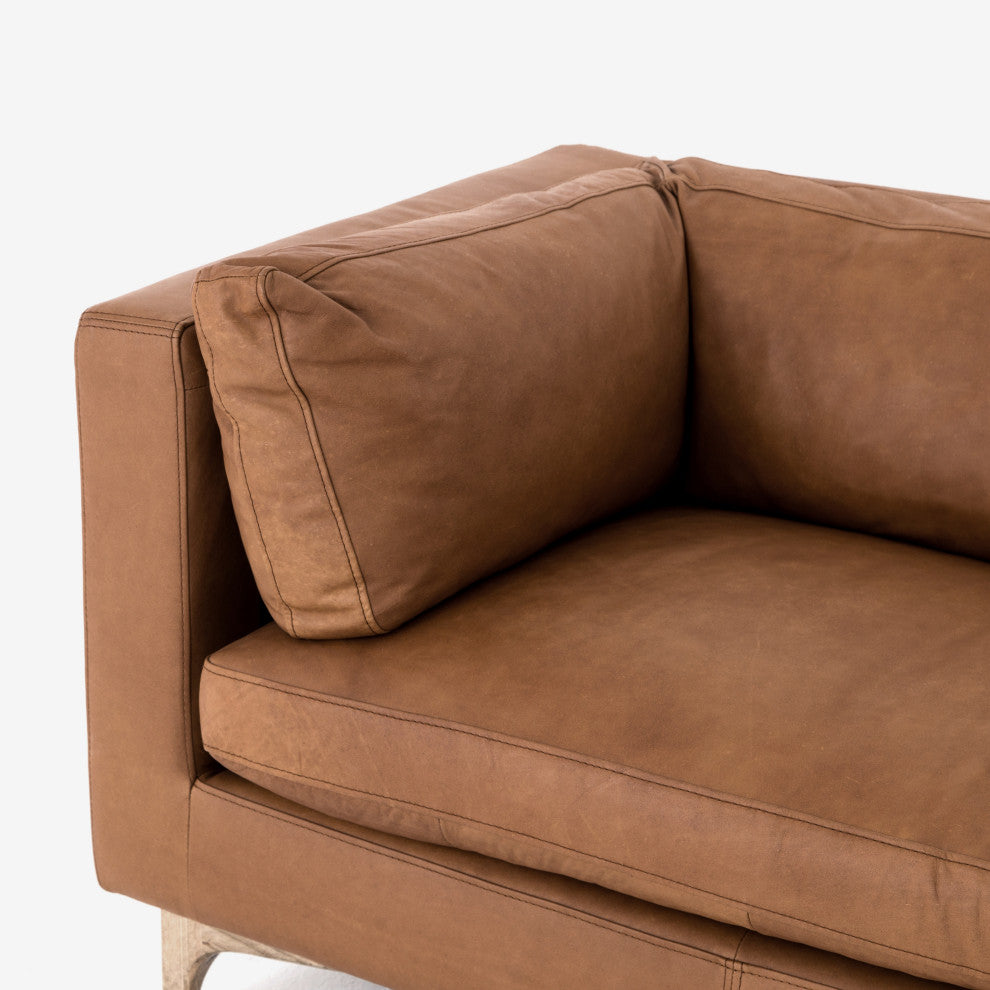 BeckWith Sofa-94"-Natural Washed Camel