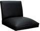 Swivel Wood Counter, Bar or Extra Tall Stool - Sommerville on S-Base, Black Vinyl - Dark Walnut, 26"