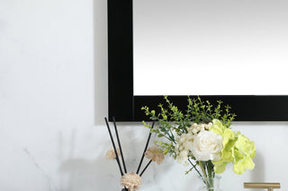 Alice Vanity Mirror, 36"x36", Black