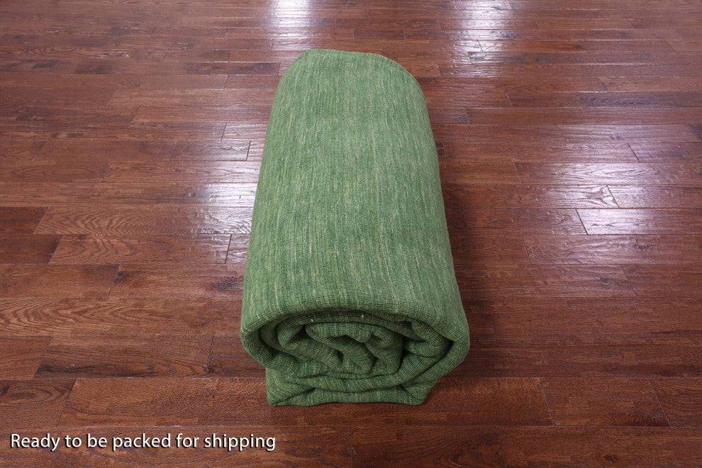 Persian Gabbeh Hand-Knotted Wool Rug 10' 0" X 14' 0" - Q15088