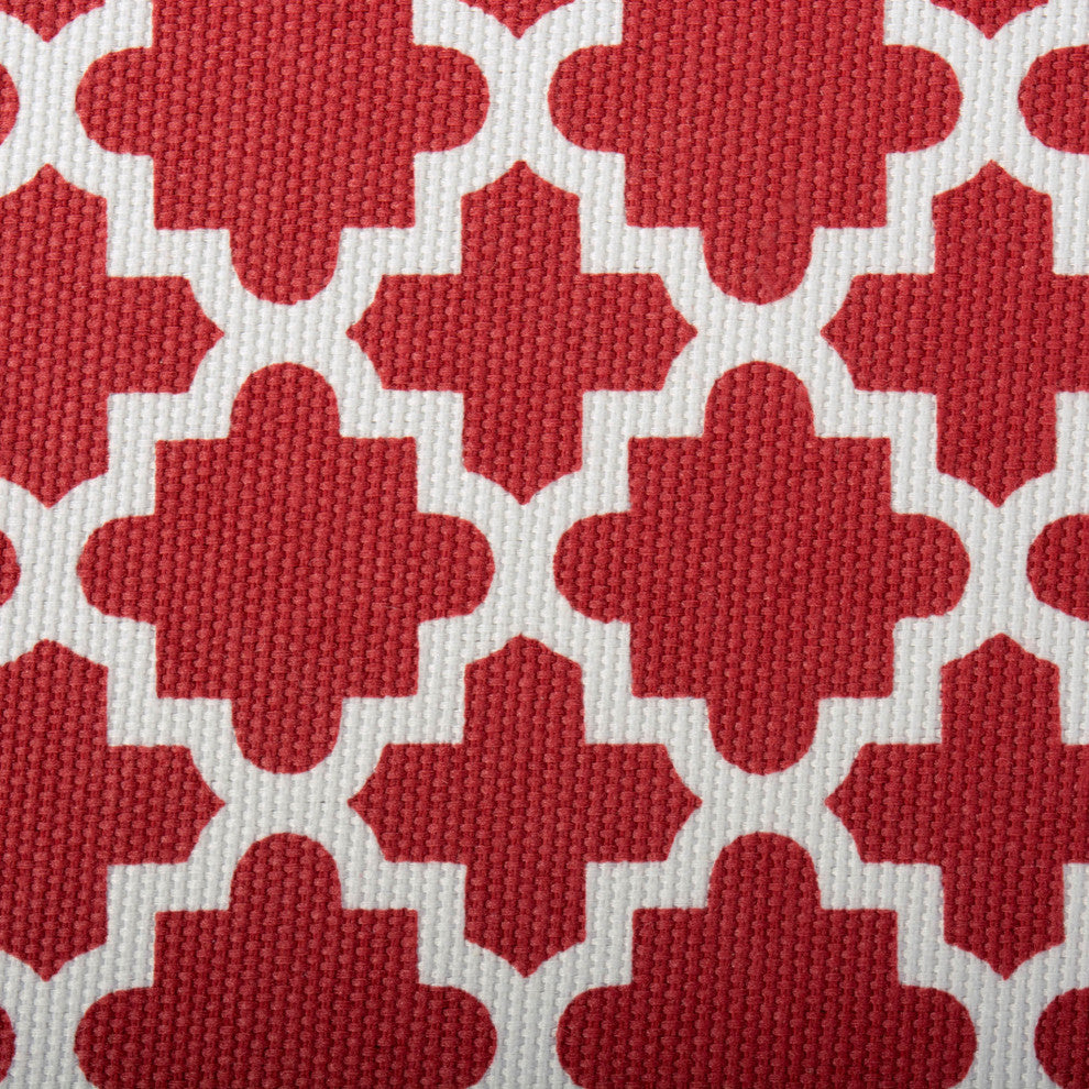 Polyester Cube Lattice Rust Square 13"x13"x13"