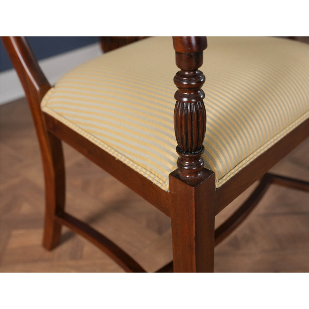 Twist Back Arm Chair