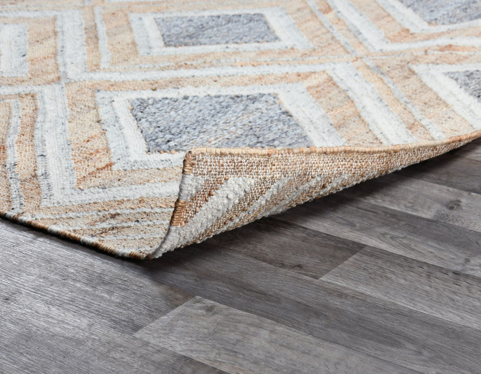 Lagos Blue Multi Handwoven Area Rug By Kosas Home