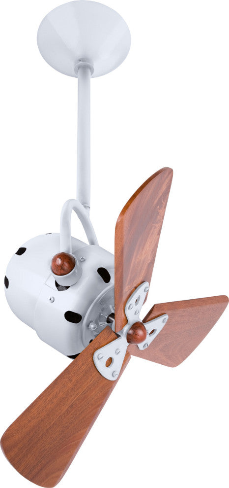 Bianca Direcional 16" Directional Ceiling Fan, Gloss White