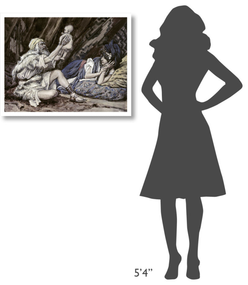 "Birth of Noah" Digital Paper Print by James Tissot, 32"x25"