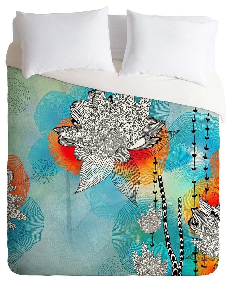 Deny Designs Iveta Abolina Coral Duvet Cover - Lightweight