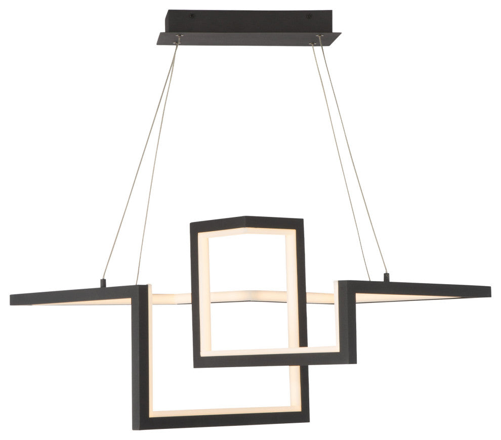 Minecraft 23" LED Pendant 3000K, Black