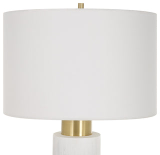 Ruse Whitewashed Table Lamp