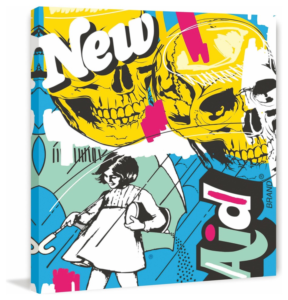 "New Aid" Print on Canvas