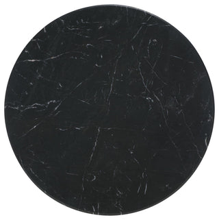 Safavieh Couture Tylee Round Marble Coffee Table, Black