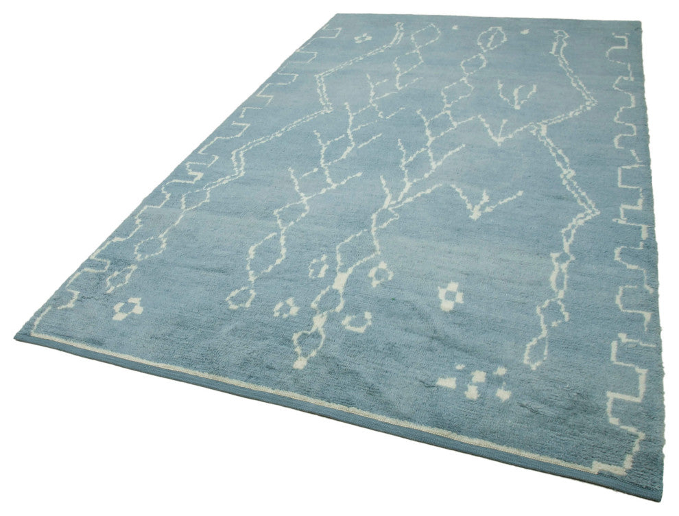 Rug N Carpet - Handmade Unique 6' 3'' x 10' 9'' Moroccan Area Rug