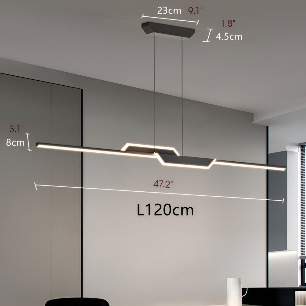 Bulle | Chandelier in a Minimalist Style for Living Room, Black